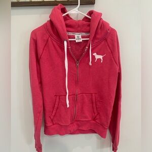 Victoria’s Secret Pink zip up hoodie sweater M